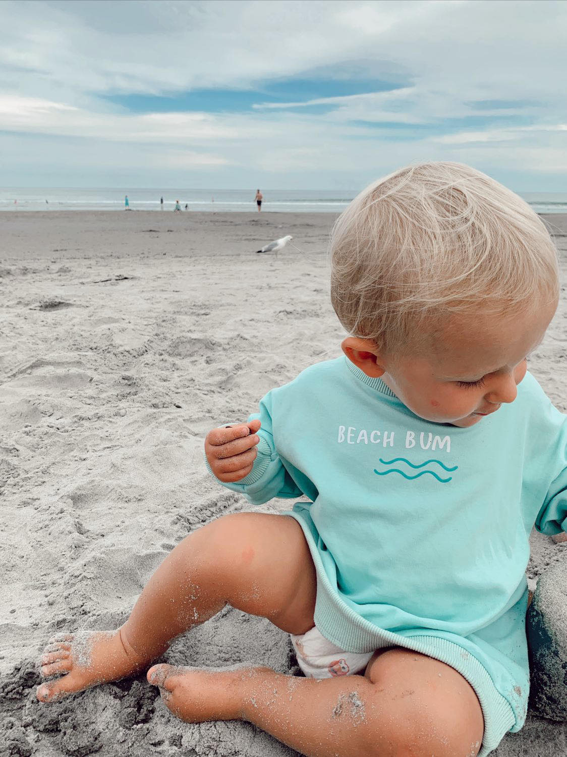 Crewneck et romper pour enfant BEACH BUM - nouvelle couleur