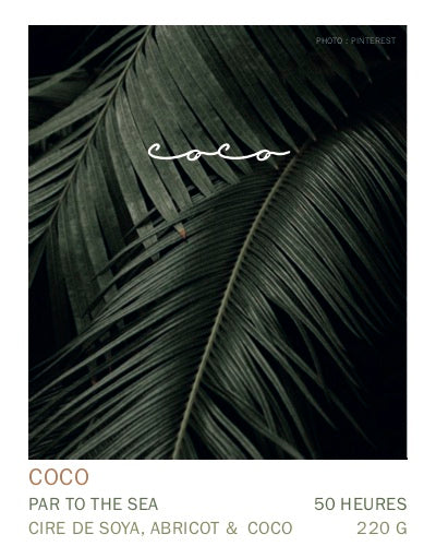 BOUGIE DE SOYA - COCO