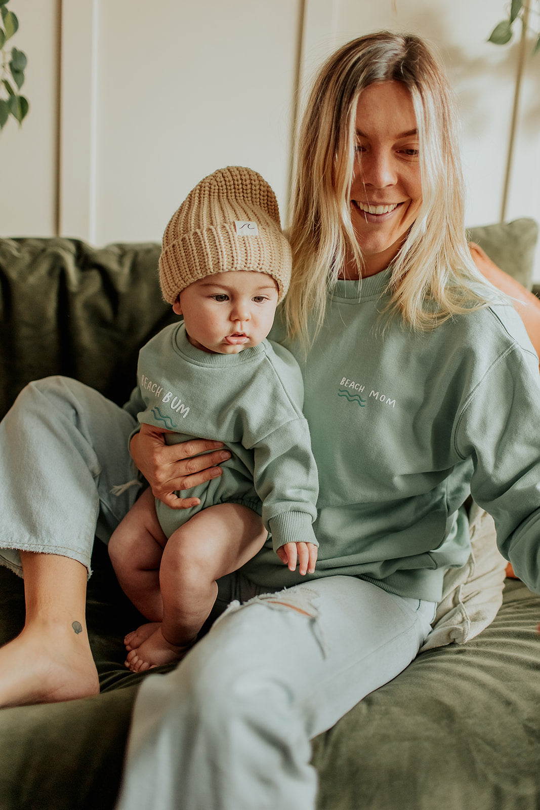 Crewneck femme BEACH MOM