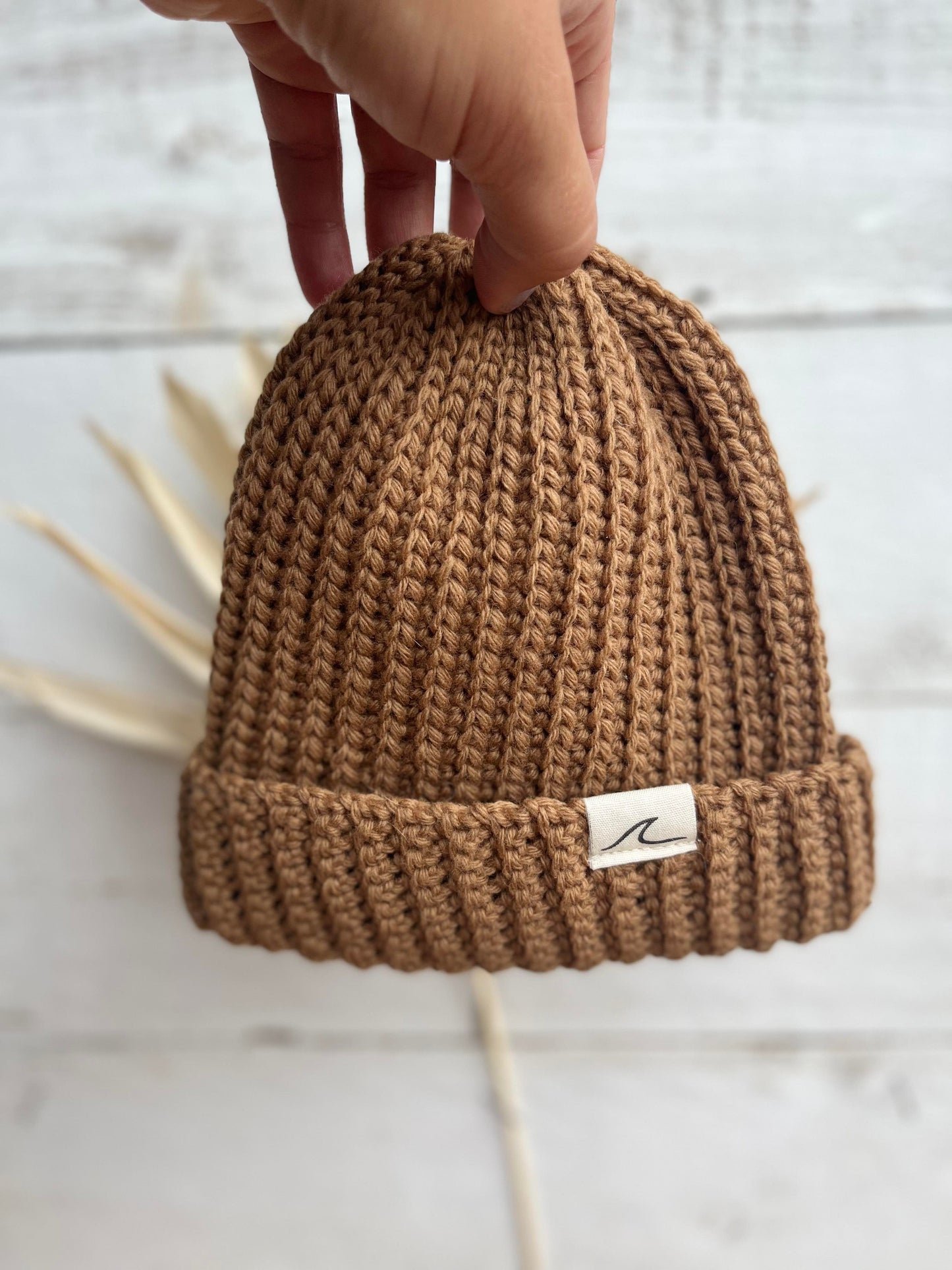 Tuque en laine de merinos RUST