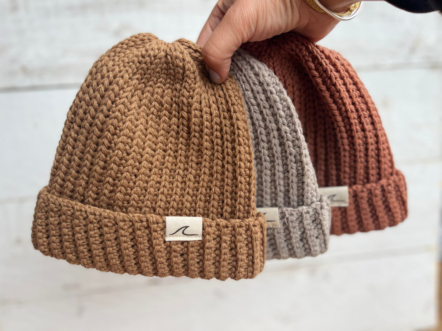 Tuque en laine de merinos RUST