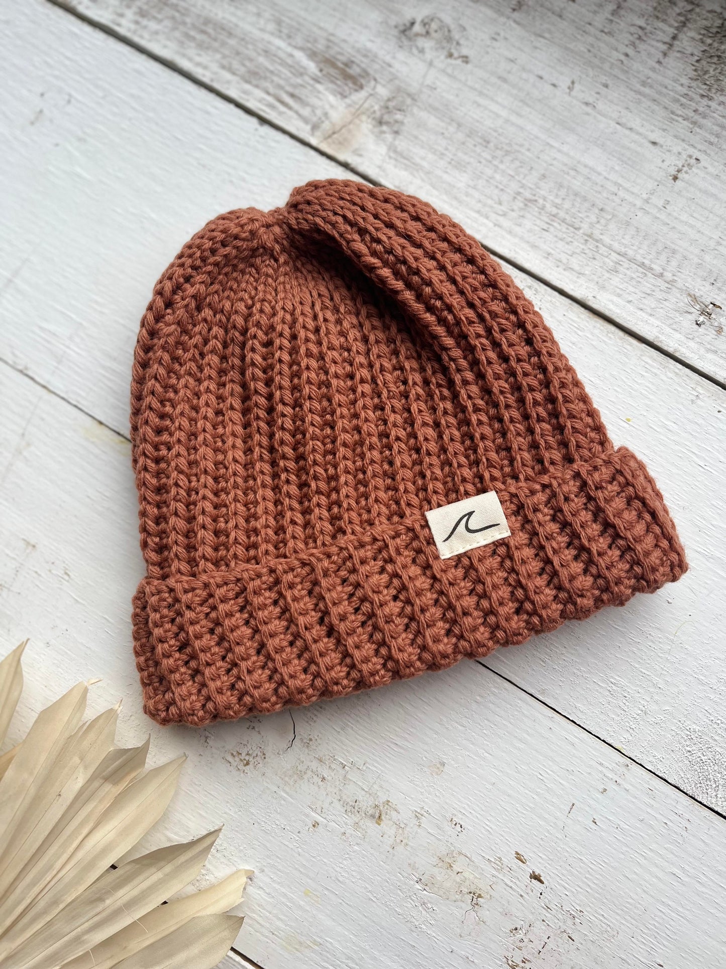 Tuque en laine de merinos BEACH ROSE