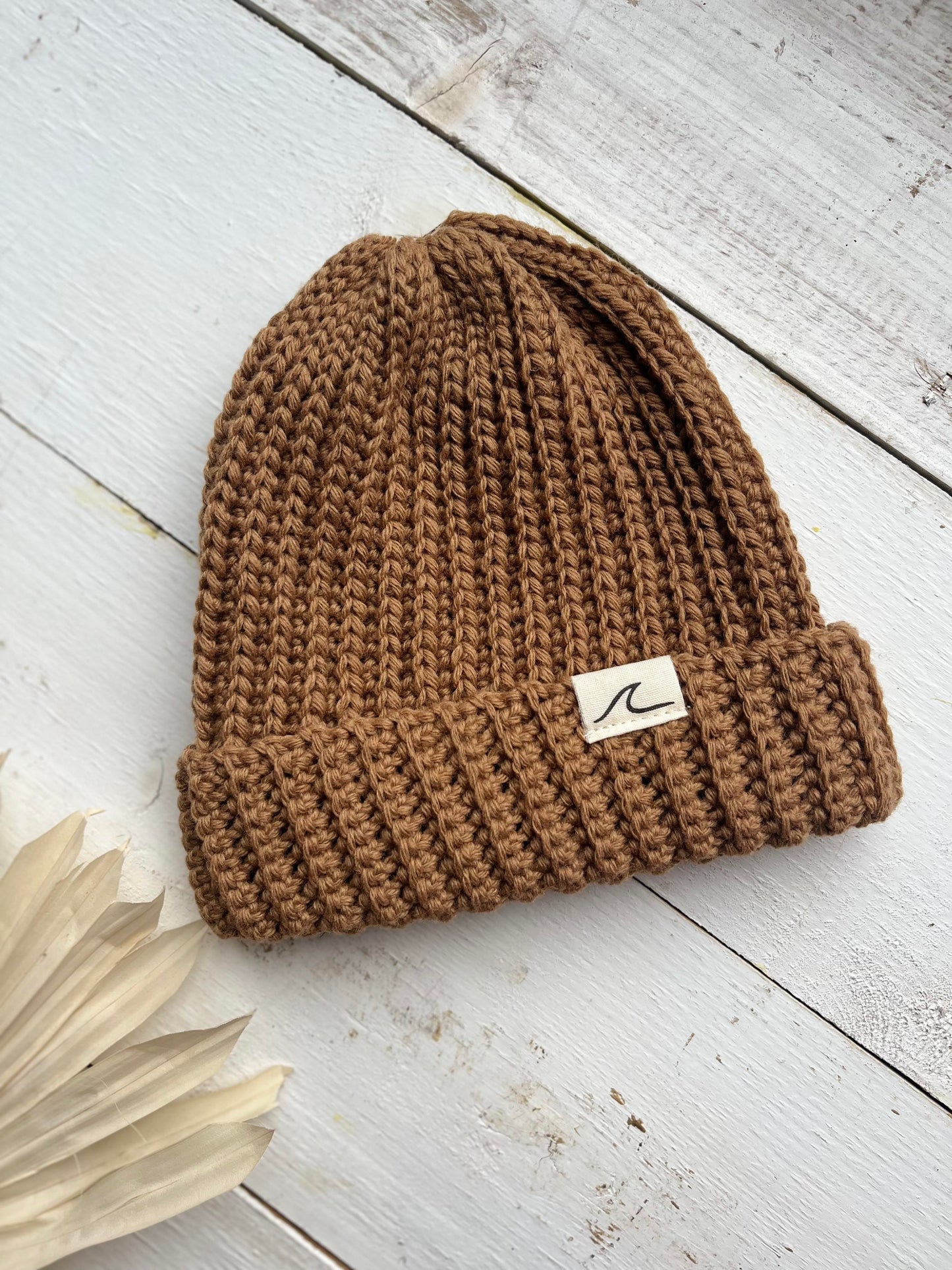Tuque en laine de merinos RUST