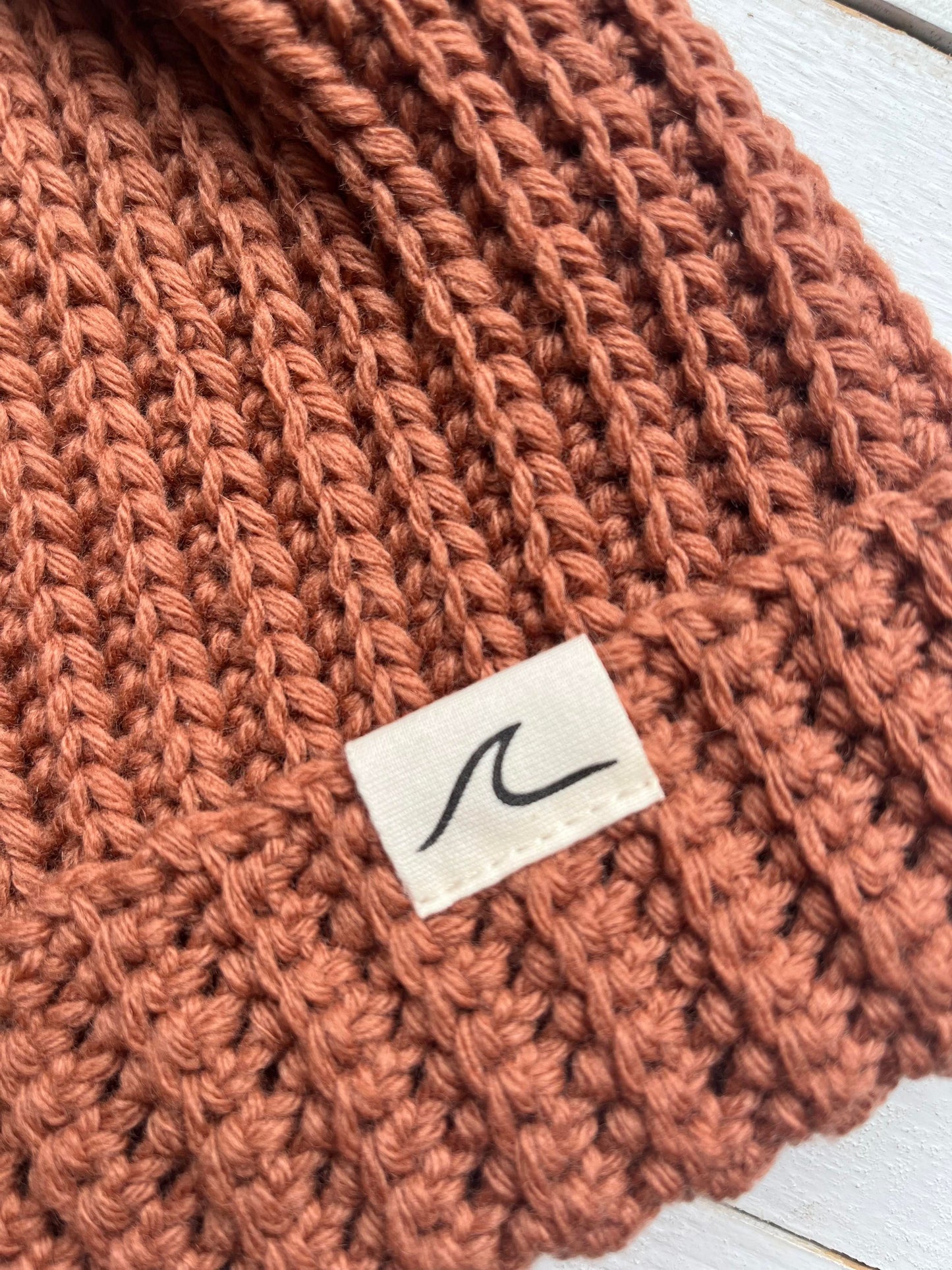 Tuque en laine de merinos BEACH ROSE