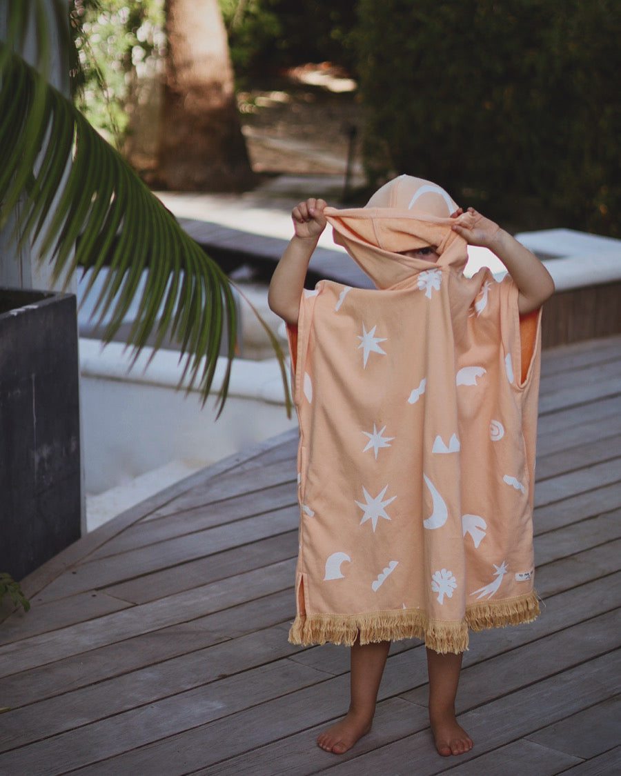 PONCHO - PEACH PUNCH