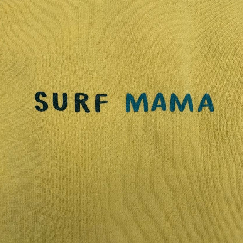 Crewneck femme SURF MAMA - jaune