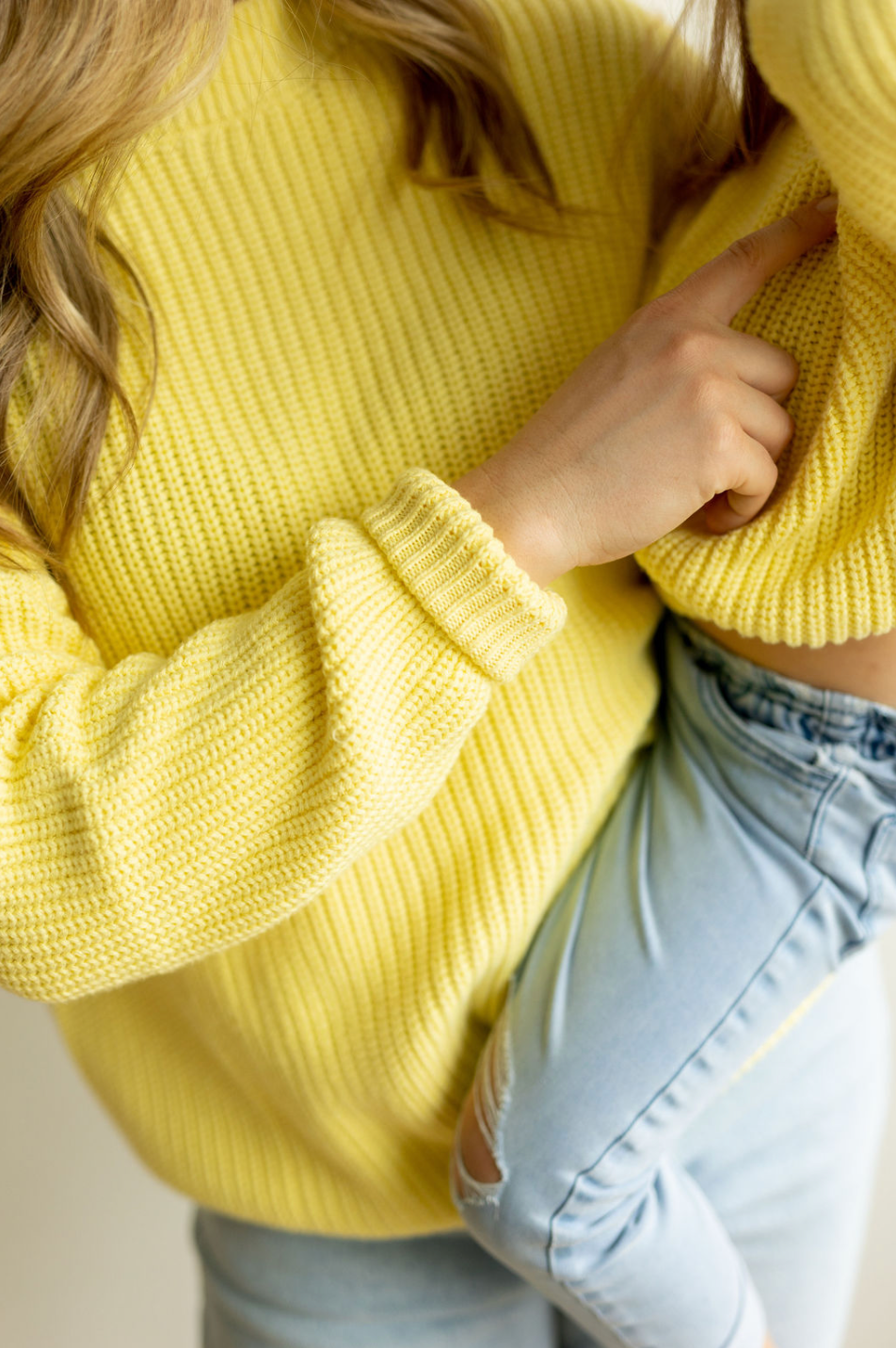 Sweater en tricot adulte SUNSHINE