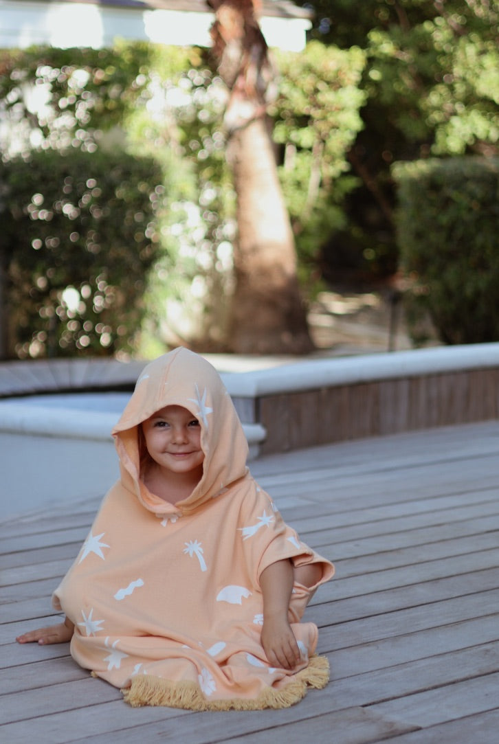 PONCHO - PEACH PUNCH